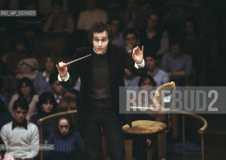 Adam Fischer, direttore, musica classica, ritratto 1983, Roma, Italia / Adam Fischer. director, classic music, potrait 1983, Rome, Italy. ©Massimo Perelli/Rosebud2