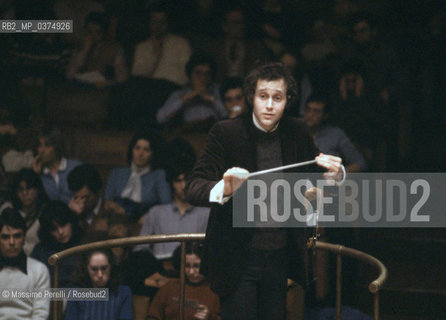 Adam Fischer, direttore, musica classica, ritratto 1983, Roma, Italia / Adam Fischer. director, classic music, potrait 1983, Rome, Italy. ©Massimo Perelli/Rosebud2