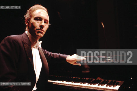 Cristoph Eschenbach, pianista, musica classica, ritratto 1985, Roma, Italia / Cristoph Eschenbach, pianist, classic usic, potrait 1985, Rome, Italy. ©Massimo Perelli/Rosebud2