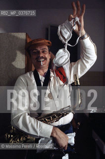 Phil Woods, sassofonista, musica jazz, ritratto 1986, Roma, Italia / Phil Woods, saxophonist, jazz music, potrait 1986, Rome, Italy. ©Massimo Perelli/Rosebud2