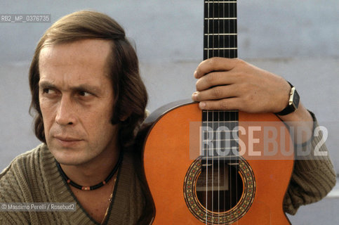 Paco De Lucia, chitarrista, musica jazz, ritratto 1983, Roma, Italia / Paco De Lucia, guitarrist, jazz music, potrait 1983, Rome, Italy. ©Massimo Perelli/Rosebud2