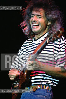 Pat Metheny, chitarrista, musica jazz, ritratto 1989, Roma, Italia / Pat Metheny, guitarist, jazz music, potrait 1989, Rome, Italy. ©Massimo Perelli/Rosebud2