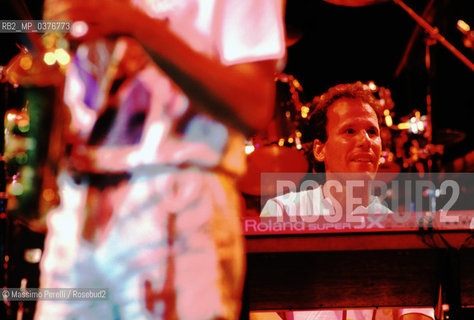 Yellow Jackets, musica jazz, ritratto 1990, Roma, Italia / Yellow Jackets, jazz music, potrait 1990, Rome, Italy. ©Massimo Perelli/Rosebud2