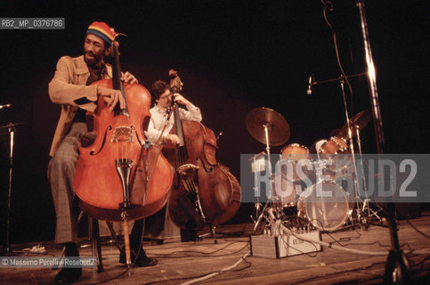 Ron Carter, violoncello, musica jazz, ritratto 1985, Roma, Italia / Ron Carter, cello, jazz music, potrait 1985, Rome, Italy. ©Massimo Perelli/Rosebud2