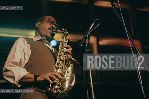 Sonny Fortune, sassofonista, musica jazz, ritratto 1994, Roma, Italia / Sonny Fortune, saxophonist, jazz music, potrait 1994, Rome, Italy. ©Massimo Perelli/Rosebud2