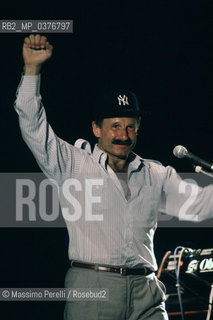 Joe Zawinul, pianista, compositore, musica jazz, ritratto 1985, Roma, Italia / Joe Zawinul, pianist, composer, jazz music, potrait 1985, Rome, Italy. ©Massimo Perelli/Rosebud2