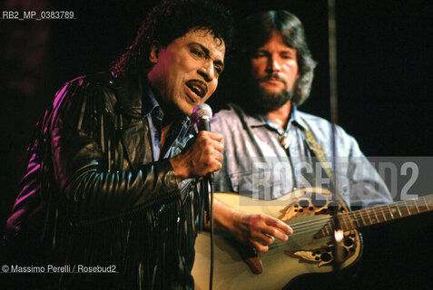 Little Richard, cantante, pianista, musica rock, ritratto 1989, Roma, Italia / Little Richard, singer, pianist, rock music, potrait 1989, Rome, Italy. ©Massimo Perelli/Rosebud2