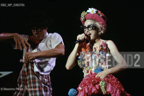 Madonna, cantante, musica pop, ritratto 1988, Roma, Italia / Madonna, singer, pop music, potrait 1988, Rome, Italy. ©Massimo Perelli/Rosebud2