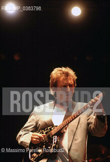 Andy Summers, chitarra, musica rock, ritratto 1989, Roma, Italia / Andy Summers, guitar, rock music, potrait 1989, Rome, Italy. ©Massimo Perelli/Rosebud2