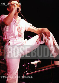 Jerry Lee Lewis, cantante, pianista, musica rock, ritratto 1988, Roma, Italia / Jerry Lee Lewis, singer, pianist, rock music, potrait 1988, Rome, Italy. ©Massimo Perelli/Rosebud2