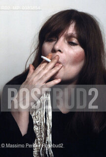 Nico, cantante, musica rock, ritratto 1983, Roma, Italia / Nico, singer, rock music, potrait 1983, Rome, Italy. ©Massimo Perelli/Rosebud2