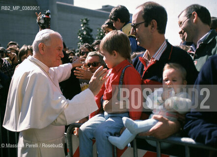 Papa Giovanni Paolo II (Karol Wojtyla), religione, ritratto 1992, Roma, Italia / Papa Giovanni Paolo II (Karol Wojtyla), religion, potrait 1992, Rome, Italy. ©Massimo Perelli/Rosebud2