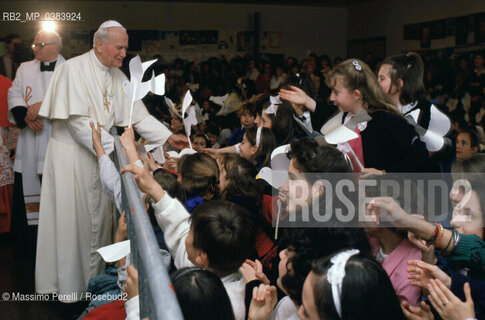 Papa Giovanni Paolo II (Karol Wojtyla), religione, ritratto 1992, Roma, Italia / Papa Giovanni Paolo II (Karol Wojtyla), religion, potrait 1992, Rome, Italy. ©Massimo Perelli/Rosebud2