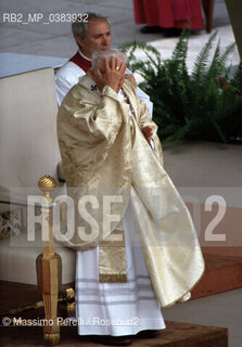 Papa Giovanni Paolo II (Karol Wojtyla), religione, ritratto 1989, Roma, Vaticano, Italia / Papa Giovanni Paolo II (Karol Wojtyla), religion, potrait 1989, Vatican, Rome, Italy. ©Massimo Perelli/Rosebud2