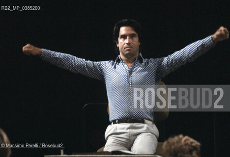 Riccardo Muti, musica classica, direttore di orchestra, ritratto, 1985, Perugia, Italia / Riccardo Muti, classic music, orchestra director, potrait, 1985, Perugia, Italy. ©Massimo Perelli/Rosebud2