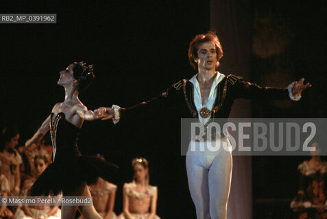 Rudolf Chametovic Nureev, ballerino, coreografo russo, 1987 Palaeur, Roma, Italia / Rudolf Chametovic Nureev, dancer, russian choreographer, 1987 Palaeur, Rome, Italy. ©Massimo Perelli/Rosebud2