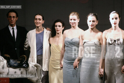 Pina Bausch, ritratto, ballerina, coreografa, insegnante, 1986 Teatro Argentina, Roma, Italia / Pina Bausch, potrait, dancer, choreographer, teacher, 1986 Argentina theatre, Rome, Italy. ©Massimo Perelli/Rosebud2