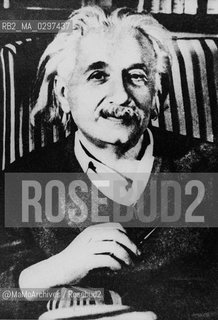 Physicist Albert Einstein (1879-1955) / Il fisico Albert Einstein (1879-1955) - Reproduced by MaMoArchives/Rosebud2