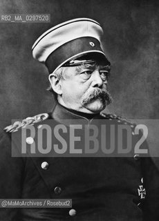 Prussian-German General and politician Otto von Bismark (1815-1898) / Il generale e politico prussiano-tedesco Otto von Bismark - Reproduced by MaMoArchives/Rosebud2