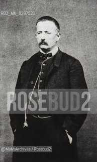 Italian soldier and politician Nino Bixio (1821-1873). He became captain under Giuseppe Garibaldi in 1949 and was one of organizers of Garibaldis expedition of the Thousand (1860) against the Kingdom of the the Two Sicilies. After proclamation of Kingdom of Italy, he was elected deputy in 1861 and senator in 1870. He participated also in the capture of Rome, which completed the unification of Italy / Nino Bixio (1821-1873), patriota e politico italiano. Divenne capitano sotto il comando di Giuseppe Garibaldi nel 1849 e partecipò allorganizzazione della Spedizione dei Mille (1860) contro il Regno delle due Sicilie. Dopo la proclamazione del Regno dItalia, fu eletto deputato nel 1861 e senatore nel 1870. Quellanno partecipò anche alla conquista di Roma che completò lunità dItalia - Reproduced by MaMoArchives/Rosebud2
