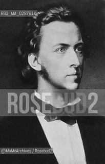 Polish-French pianist Frédéric François Chopin (born Fryderyk Franciszek Chopin, 1810-1849) Il pianista polacco, naturalizzato francese, Frédéric François Chopin (nato Fryderyk Franciszek Chopin, 1810-1849) - Reproduced by MaMoArchives/Rosebud2
