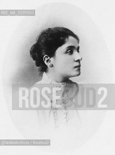 Italian stage actress Eleonora Duse (1858-1924) / Lattrice teatrale Eleonora Duse (1858-1924) - Reproduced by MaMoArchives/Rosebud2