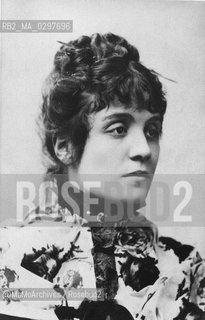 Italian stage actress Eleonora Duse (1858-1924) / Lattrice teatrale Eleonora Duse (1858-1924) - Reproduced by MaMoArchives/Rosebud2