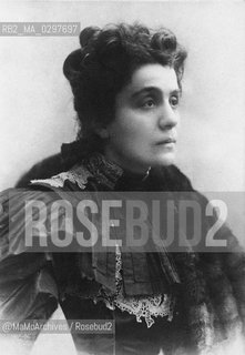 Italian stage actress Eleonora Duse (1858-1924) / Lattrice teatrale Eleonora Duse (1858-1924) - Reproduced by MaMoArchives/Rosebud2