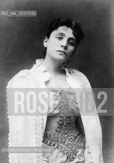 Italian stage actress Eleonora Duse (1858-1924) / Lattrice teatrale Eleonora Duse (1858-1924) - Reproduced by MaMoArchives/Rosebud2