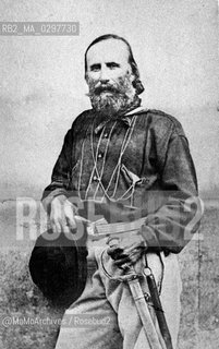 Italian General Giuseppe Garibaldi (1807-1882) / Il generale Giuseppe Garibaldi (1807-1882) - Reproduced by MaMoArchives/Rosebud2