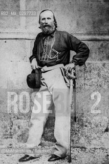 Italian General Giuseppe Garibaldi (1807-1882) / Il generale Giuseppe Garibaldi (1807-1882) - Reproduced by MaMoArchives/Rosebud2