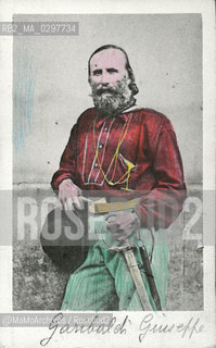 Italian General Giuseppe Garibaldi (1807-1882) / Il generale Giuseppe Garibaldi (1807-1882) - Reproduced by MaMoArchives/Rosebud2