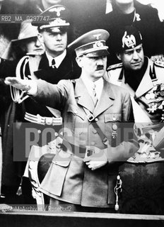 Austrian born-German dictator Adolf Hitler, leader of the Nazi Party (1889-1945) / Il dittatore tedesco di origine austriaca Adolf Hitler, leader del partito nazista (1889-1945 - Reproduced by MaMoArchives/Rosebud2