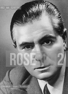 1937: Italian operatic baritone Carlo Galeffi / 1937: Il baritono Carlo Galeffi - Reproduced by MaMoArchives/Rosebud2