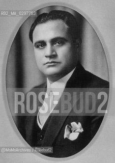 Italian operatic tenor Beniamino Gigli (1890-1957) / Il tenore Beniamino Gigli (1890-1957) - Reproduced by MaMoArchives/Rosebud2