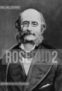 French-German born composer Jacques (Jacob) Offenbach (1819-1880) / il compositore tedesco naturalizzato francese Jacques (Jacob) Offenbach - Reproduced by MaMoArchives/Rosebud2
