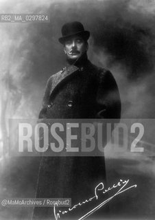 Italian music composer Giacomo Puccini (1858-1924) / Il compositore Giacomo Puccini (1858-1924) - Reproduced by MaMoarchives/Rosebud2