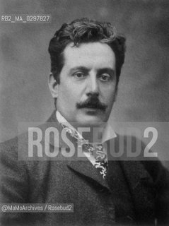 Italian music composer Giacomo Puccini (1858-1924) / Il compositore Giacomo Puccini (1858-1924) - Reproduced by MaMoarchives/Rosebud2