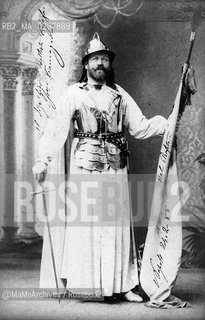 Italian tenor opera singer Francesco Tamagno (1850-1905) / Il tenore Francesco Tamagno (1850-1905) - Reproduced by Marcello Mencarini/Rosebud2