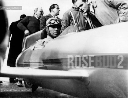 Italian motor racing driver Piero Taruffi (1906-1988) / Piero Taruffi (1906-1988), pilota automobilistico e motociclistico - Reproduced by MaMoArchives @MaMoArchives/Rosebud2