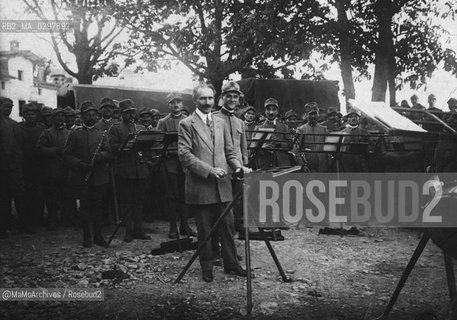 Italian conductor Arturo Toscanini (1867-1957) / Il direttore dorchestra Arturo Toscanini - Reproduced by MaMoArchives/Rosebud2