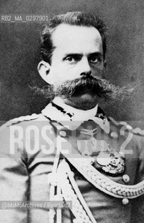 Umberto I of Savoy King of Italy (1844-1900), assassinated by the anarchist Gaetano Brescia on July 29, 1900 / Umberto I di Savoia, re dItalia (1844-1900), ucciso in un attentato dallanarchico Gaetano Bresci il 29 luglio 1900 - Reproduced by MaMoArchives/Rosebud2
