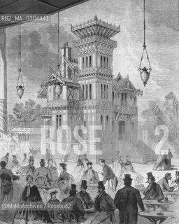 Paris Expo 1867: Lodge of the General Commissioner / Esposizione Universale di Parigi 1867: Casino del Commissario Generale - Reproduced by MaMoArchives/Rosebud2