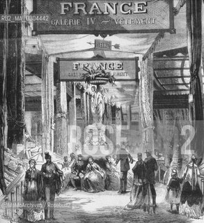 Paris Expo 1867: Apparel gallery / Esposizione Universale di Parigi 1867: Galleria dellabbigliamento - Reproduced by MaMoArchives/Rosebud2