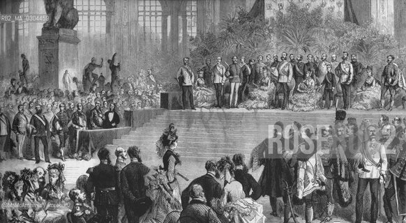Vienna Expo 1873: Opening ceremony / Esposizione Universale di Vienna 1873:  Vienna 1873. Inaugurazione  - Reproduced by MaMoArchives/Rosebud2