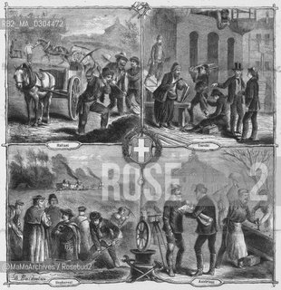 Vienna Expo 1873: The foreign workers at exposition / Esposizione Universale di Vienna 1873: Gli operai stranieri allesposizione - Reproduced by MaMoArchives/Rosebud2
