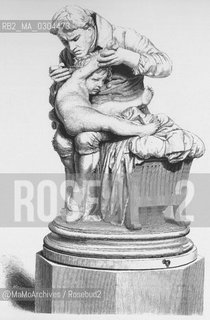 Vienna Expo 1873: Jenner injecting his son with the vaccine / Esposizione Universale di Vienna 1873: Jenner inietta il vaccino al figlio - Reproduced by MaMoArchives/Rosebud2