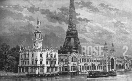 Expo Paris 1889: The foodstuffs palace / Esposizione universale di Parigi 1889: Il palazzo dei prodotti alimentari - Reproduced by MaMoArchives/Rosebud2