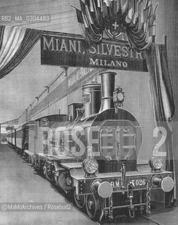 Expo Paris 1889: Stand of the company Miani and Silvestri from Milan / Esposizione universale di Parigi 1889: Lo stand della casa Miani e Silvestri di Milano - Reproduced by MaMoArchives/Rosebud2