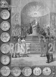 Expo Paris 1889: The Country Altar in the revolution museum / Esposizione universale di Parigi 1889: LAltare della patria nel Museo della rivoluzione - Reproduced by Marcello Mencarini @MaMoArchives/Rosebud2